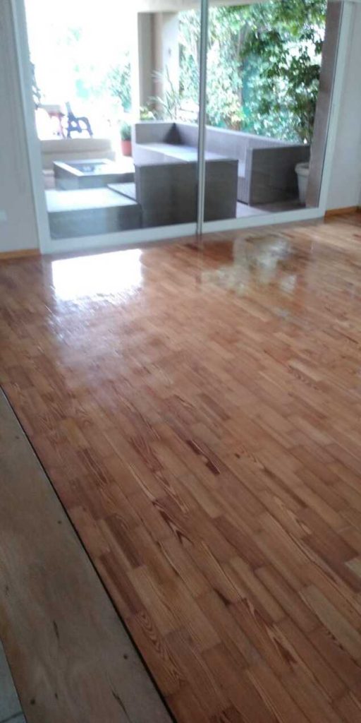 Pulido e hidrolaqueado de pisos de madera